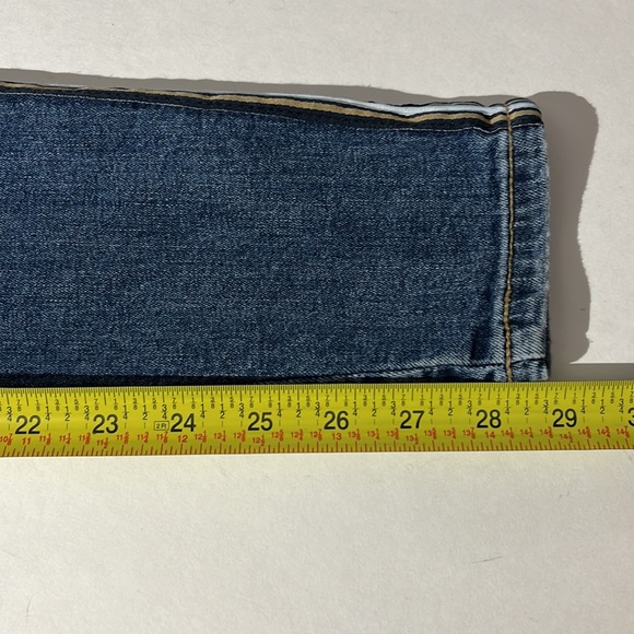 Wild Fable skinny jeans denim side stripe sz 27 or 4 medium wash distressed - Picture 6 of 6